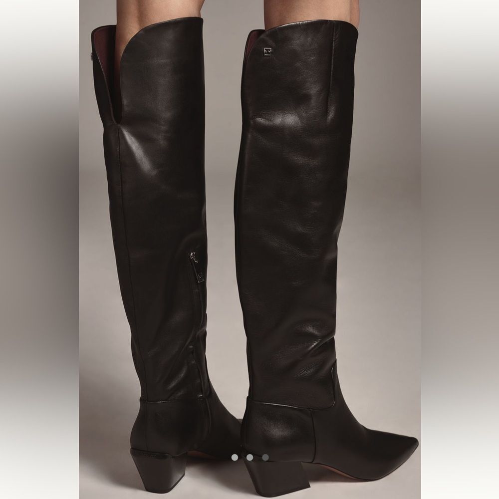 Anthropology Sarto Gwyn Knee-High Leather Boots - Picture 3 of 5